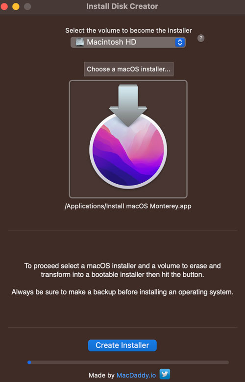 Install Disk Creator v1.5快速制作macOS系统启动盘工具
