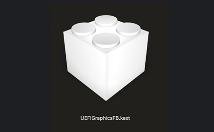 UEFIGraphicsFB.kext v1.0.1在macOS通用硬件上提供基本的显示输出