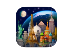 Earth 3D - World Atlas v8.2.0 一款用 3D 地球仪展示世界地图、地理信息和地标景点的互动式地理学习工具