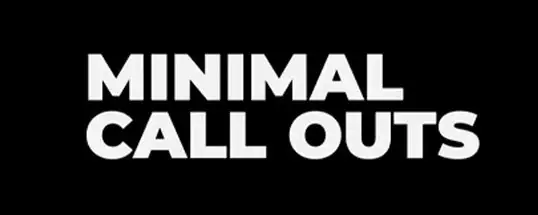 Minimal Call Outs for Mac vnan 最少呼叫