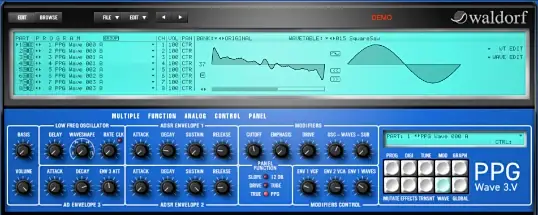 Waldorf PPG Wave 3.V for Mac v2.0.1