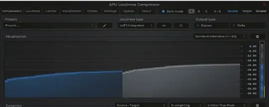 APU Software Loudness Compressor for Mac v5.3.1 软件响度压缩器