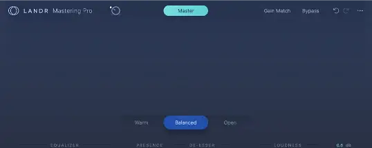 LANDR Mastering Plugin PRO for Mac v1.1.35