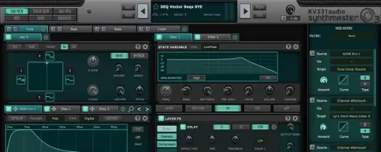 KV331 Audio SynthMaster for Mac v3.4.5 音频合成器大师
