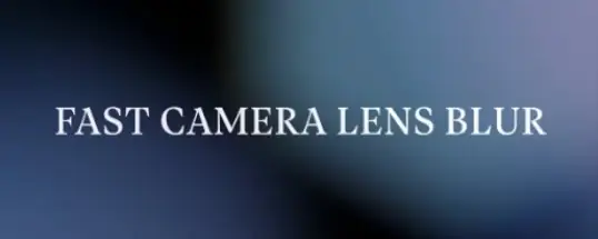 Fast Camera Lens Blur for Mac v5.2.1 fix 快速相机镜头模糊