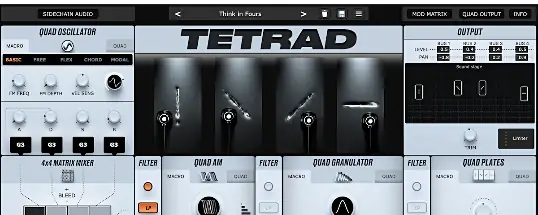 Physical Audio Tetrad for Mac v1.0.2 物理音频四重奏