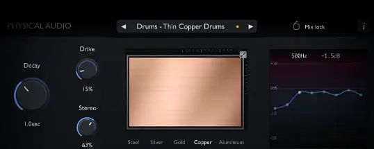 Physical Audio Dynamic Plate Reverb for Mac v3.1.9 物理音频动态板式混响