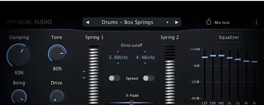 Physical Audio Dual Spring Reverb for Mac v3.1.10 物理音频双弹簧混响