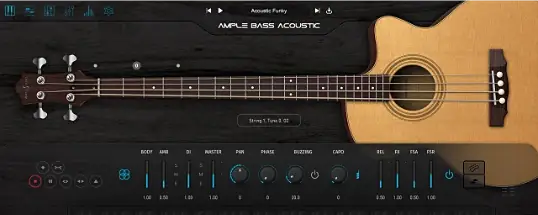 Ample Sound Acoustic Bass ABA for Mac v4.0.1 饱满音质原声贝斯