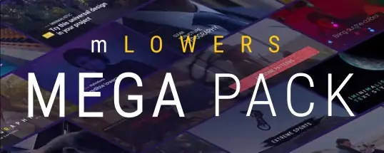 motionVFX mLowers Mega Pack for Mac  下拉超级包