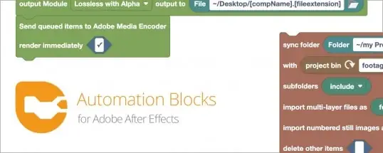 Automation Blocks for After Effects for Mac v1.0.001 的自动化模块