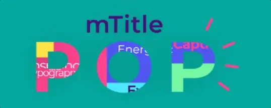 motionVFX mTitle POP for Mac