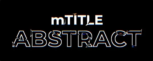 motionVFX mTitle Abstract for Mac  摘要