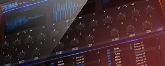 Vegas Audio Drumslot for Mac v2.0