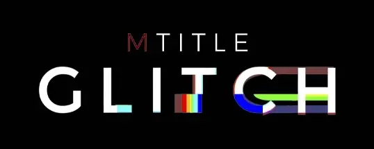 motionVFX mTitle Glitch for Mac  故障