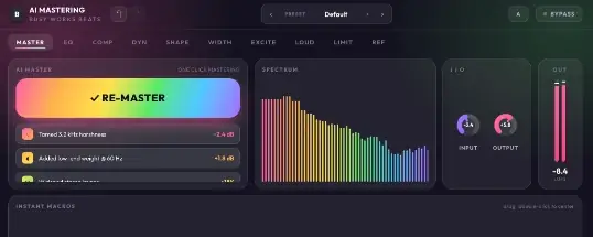 Busy Works Beats AI Mastering 8 for Mac v8.0.0.2