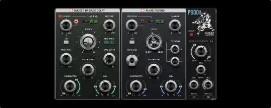 Pulsar Modular P930 Lunar Lander for Mac v2.5.2 提供桶式延迟板式混响和饱和度模拟的音频效果处理器
