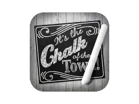JixiPix Chalkspiration for Mac v1.14 将照片一键转换为粉笔风格黑板画，并添加装饰元素和文字