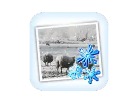 JixiPix Snow Daze for Mac v1.32 为照片添加逼真的雪景和冰雪氛围，制作节日贺卡或冬日场景